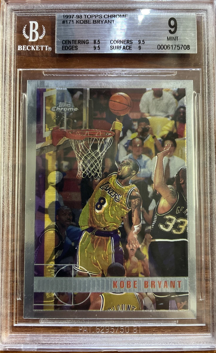 1997 Topps Chrome Kobe Bryant #171 BGS 9 MINT | eBay