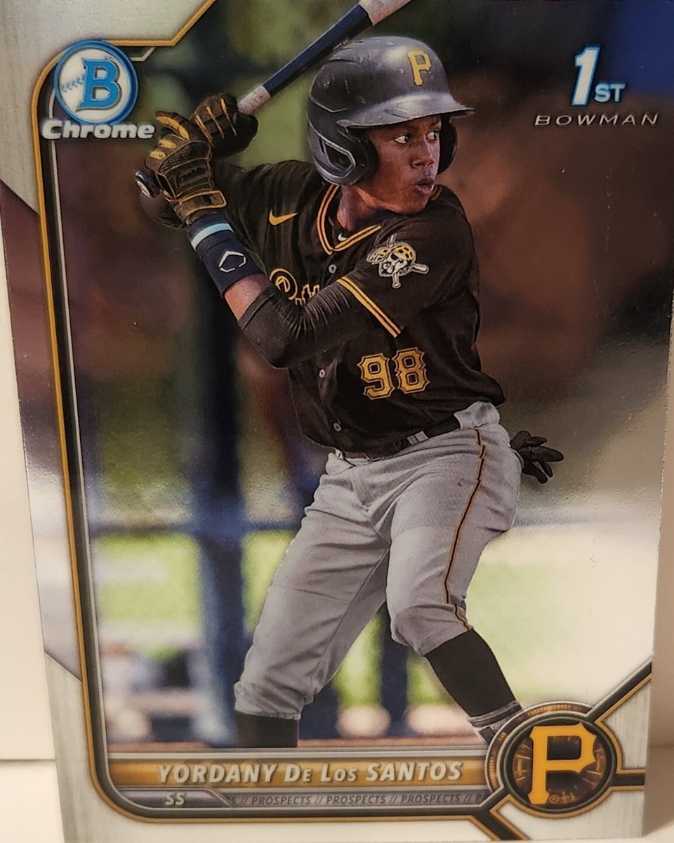 2022 Bowman Chrome Yordany De Los Santos Refractor Auto /499 Topps