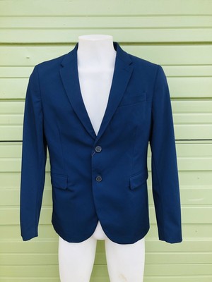 blue suit zara