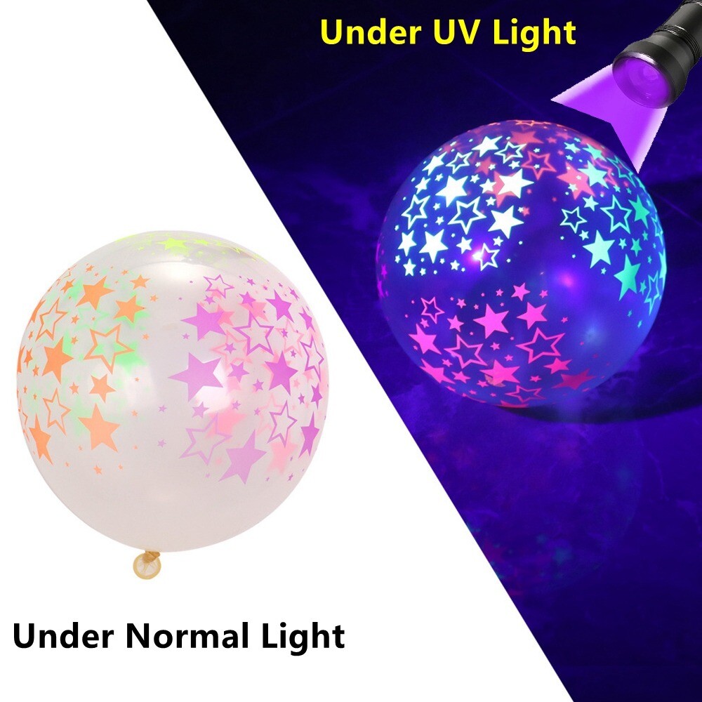 12" Glow in the dark Balloons Radium Baloons Disco night party Birthday