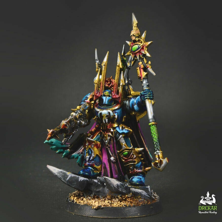 Sorcerer Lord in Terminator Armour Chaos 40K ** COMMISSION **