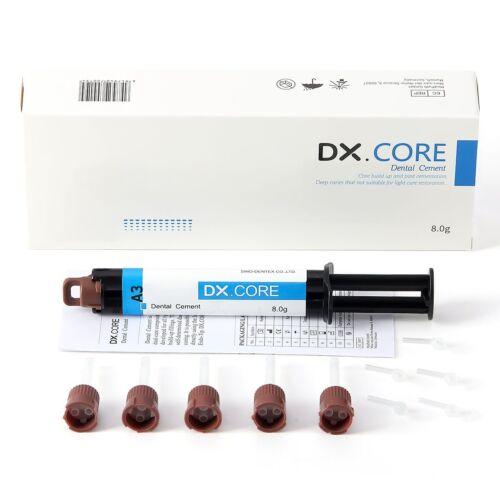 5X Dental Dual Cure Flowable Composite Resin Refill Core Build Up A3 8g/Syringe - Picture 2 of 13