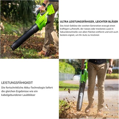 Akku-Laubbläser Greenworks G48AB Im Angebot