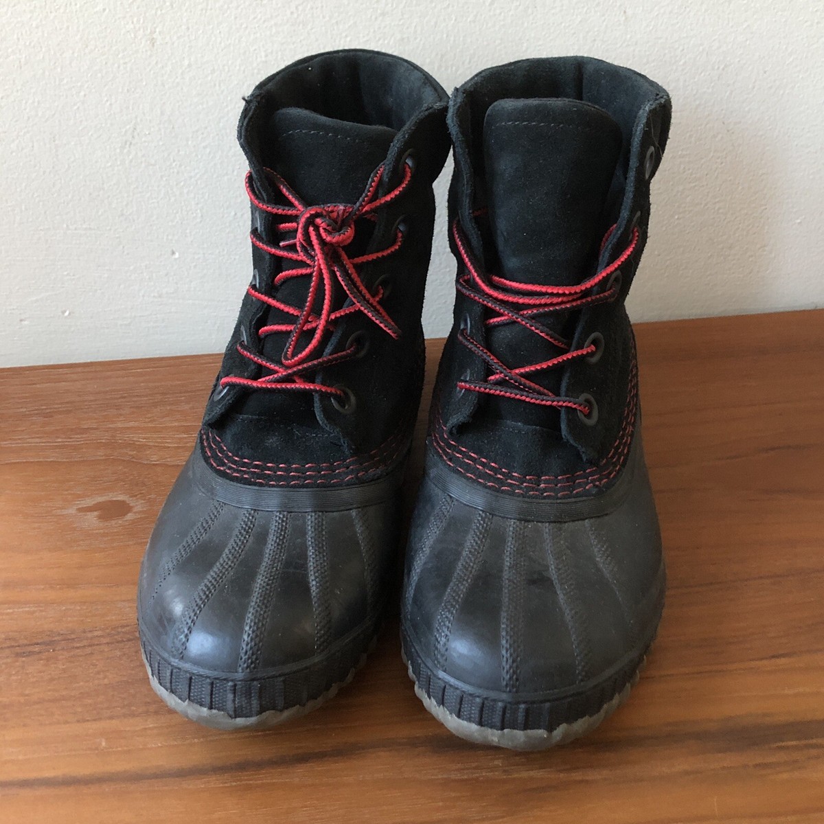 Sorel Mens Cheyanne II Boots Short Waterproof Boots Size 12 Snow Winter Black Waterproof Sneaker Sorel Cheyanne Mens Boots Sorel Boots Men  main image 2