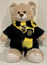 Build A Bear Harry Potter Hogwarts Hufflepuff House Robe scarf bear