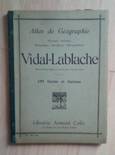 Atlas de Géographie Vidal- Lablache  1916