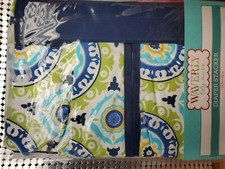 Trend Lab Waverly Solar Flair Diaper Stacker, Blue/Green