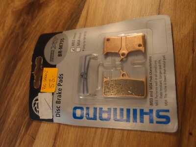 NOS Shimano Deore XT BR-M755 Disc Brake Pads M03 metal VIA Japan