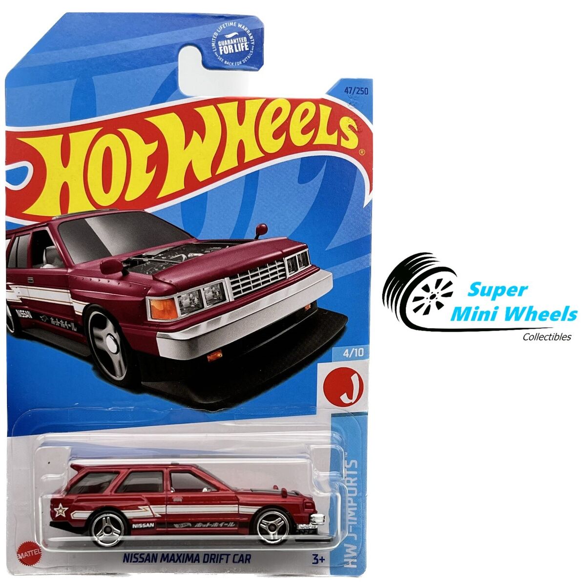 Carrinho Miniatura Hot Wheels Nissan Maxima Drift Car 47/250 HKK65