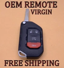 OEM 18-24 JEEP WRANGLER GLADIATOR SMART KEY REMOTE FLIP FOB OHT1130261 68292944