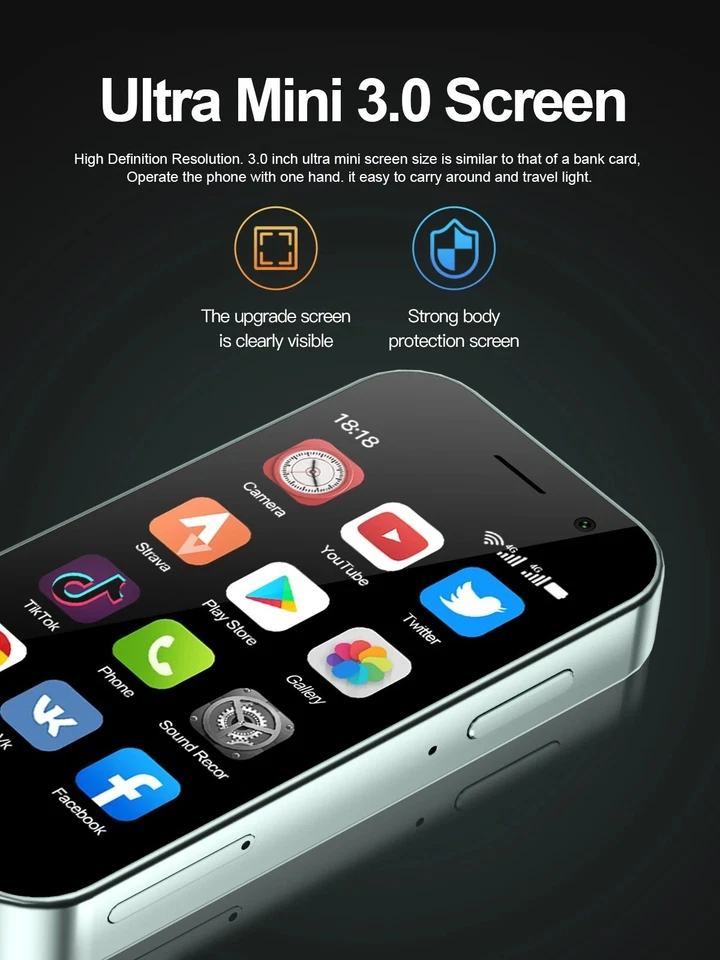 ✨Mini Smartphone 4G - Potencia, Elegancia Y Ultra Portabilidad NUEVO!✨ - Imagen 2 de 4