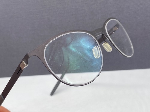 Markus Eyeglasses Frames Woman Round Oval Gray Titanium T335 NP 435€ Germany - Picture 10 of 12