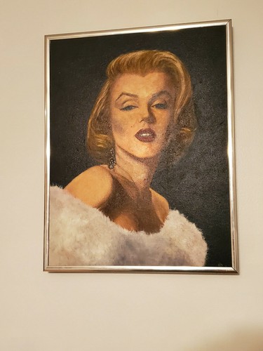 Pintura al óleo sobre lienzo firmada de 18 1/4"" x 14 1/4"" en marco de metal - Imagen 9 de 9