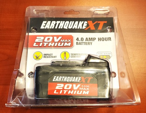 Earthquake xt 20v battery adapter Earthquake xt 20v battery adapter