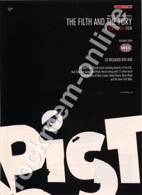 Sex Pistols The Filth & The Fury LP Advert | eBay UK