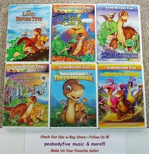 Lot Of 6 THE LAND BEFORE TIME DVDS - Tinysaurus, Movie, Stone Cold, Longneck