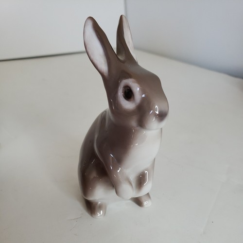 bing grondahl Porcelain figurine Rabbit Standing Rare Marked 5 " - Picture 6 of 11