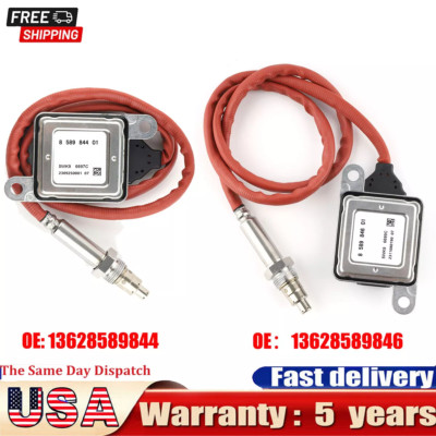 2X Rear Front Nox Sensor 13628589844 13628589846 For BMW E70 F30 X5 328d xDrive。