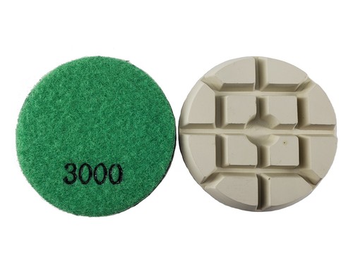 3 Zoll Harz Bond Diamant Polierpads, weißes Harz, nur nass, 3er-Set - Bild 15 von 15