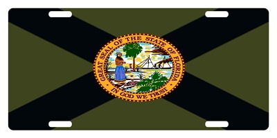 Hangtime Louisiana State Flag 6x12 License Plate