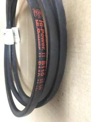 Gates&reg; Hi-Power&reg; II V-Belt, B Section, 113 In Length, EPDM