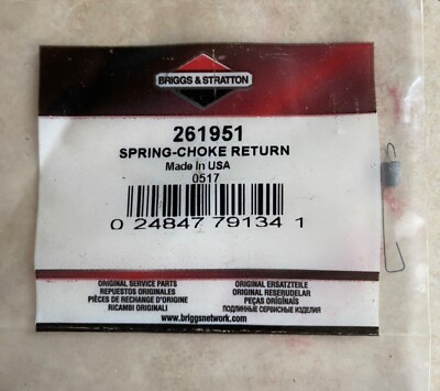 #ad Briggs and Stratton Spring Choke Return 261951 OEM NOS $8.99