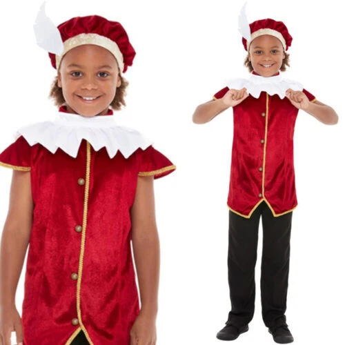 Disfraces Tudor Traje Completo Para Niños