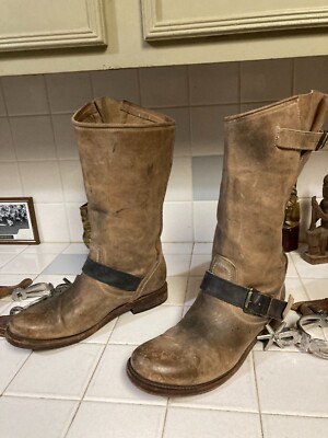 freebird Tan Leather Soles Engineer Boots EASTON Men main image 3