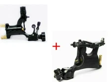 US STOCK Black Dragonfly&Whip  Rotary Tattoo Machine Motor Gun Liner Shader
