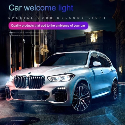 2/4pcs Car Door Projector Laser Led Lights Courtesy Puddle Shadow Lamp For BMW - Picture 8 of 19