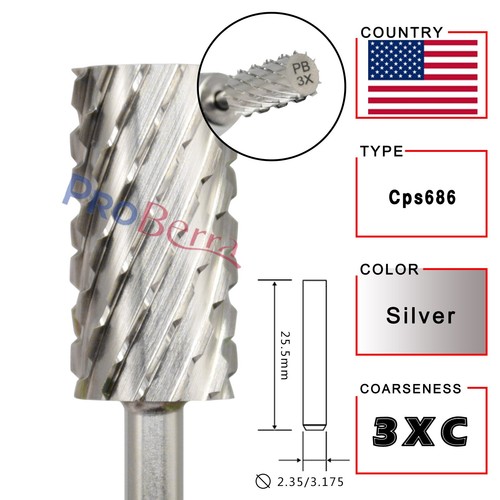 Brocas para uñas de carburo de acero de tungsteno de barril grande herramientas para arte en uñas rebabas - Imagen 36 de 63