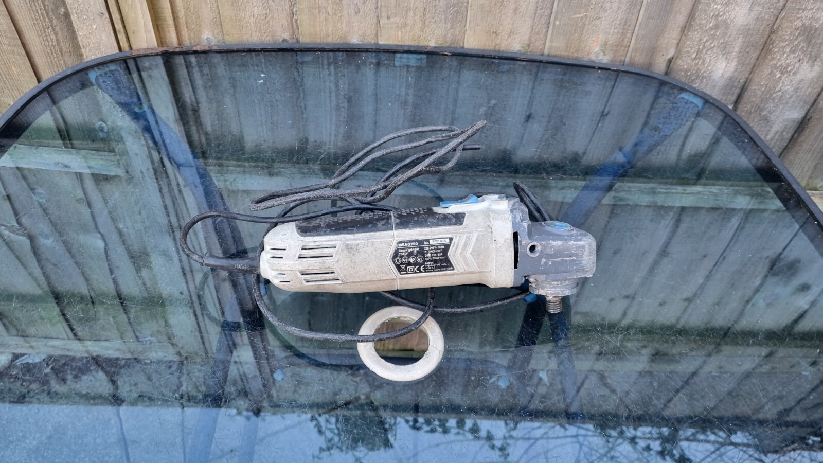 Mac Allister MSAG750 750W 115mm Angle Grinder Spare or repair eBay