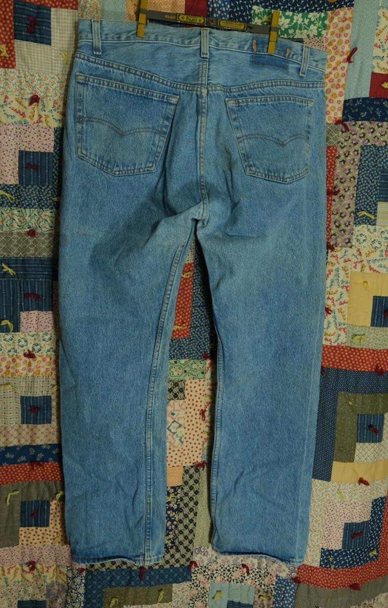 【sale!!!】⑧90s USA製 LEVIS 501 デニムW31L34 Levi's Denim Pants Jeans 501 USA90's Straight Blue W30L34