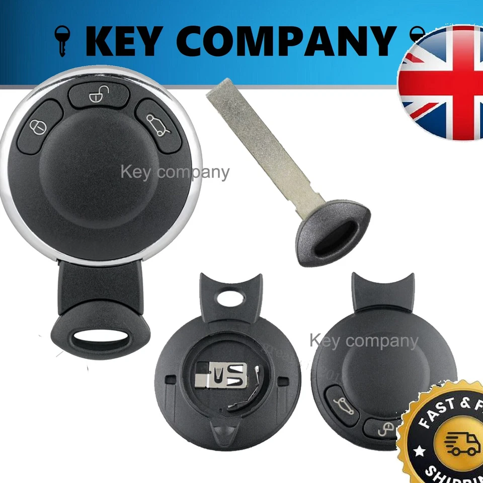 Mando a distancia para coche BMW Mini Cooper 2007 2008 2009 2010 2011 2012 2013 - Imagen 3 de 4