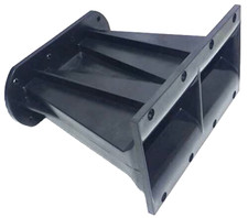 LASE 8" x 4.5" Dual 1 3/8" BOLT-ON Line Array Compression Horn Auto, Pro Audio