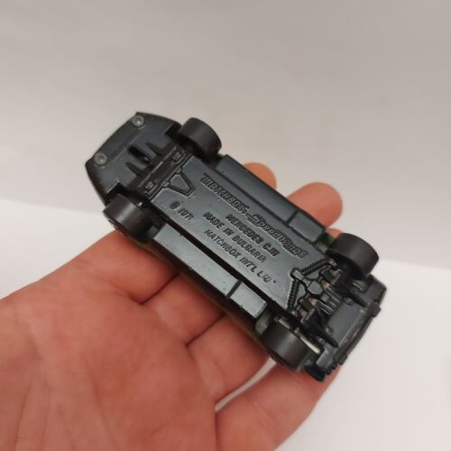 Vintage Rare Green Metalic Mercedes C111 1971 Matchbox Bulgaria Car Toy - Bild 14 von 17