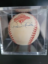 Brand new Derek Jeter signed 1996 world series ball with authenticity paper.