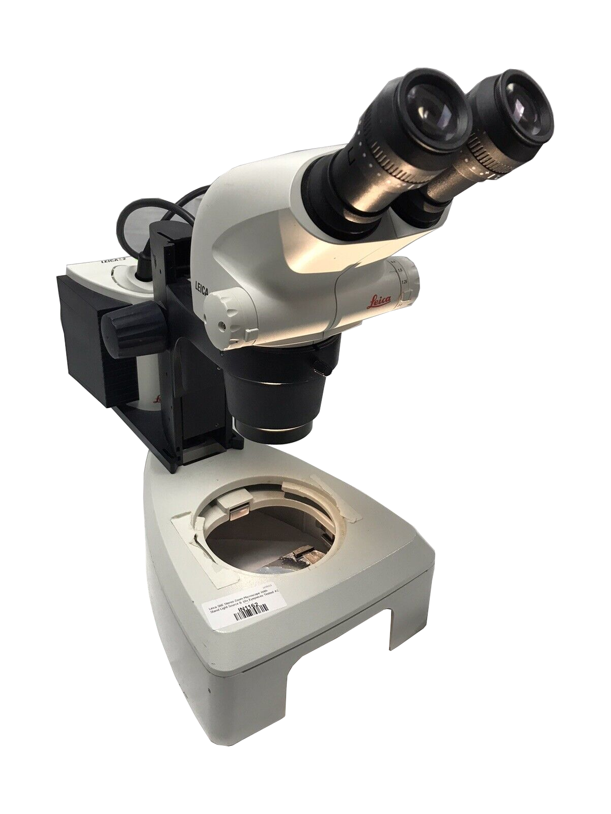 Leica S6E Stereo Zoom Microscope With Stand L2 Light Source 10x