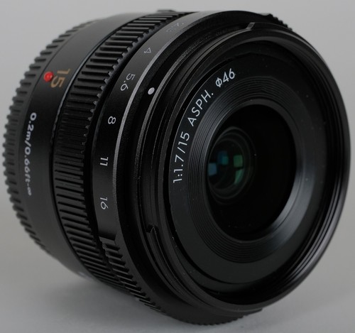 Mint Lumix MFT Micro 4/3 DJI Aspherical 15mm f1.7 Prime Wide Angle Lens - Picture 2 of 12