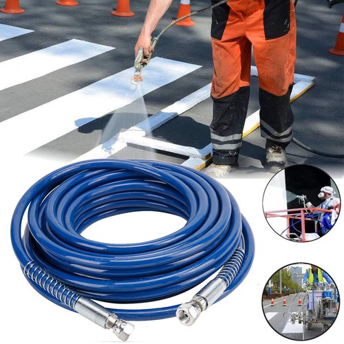 Airless Paint Spray Hose Sprayer Airless Gun Extension Tube 1/4'' 15m 5000PSI - Picture 7 of 12