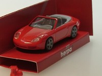 Herpa Porsche Carrera 4 Cabrio (996), Rot - 022675 - 1:87