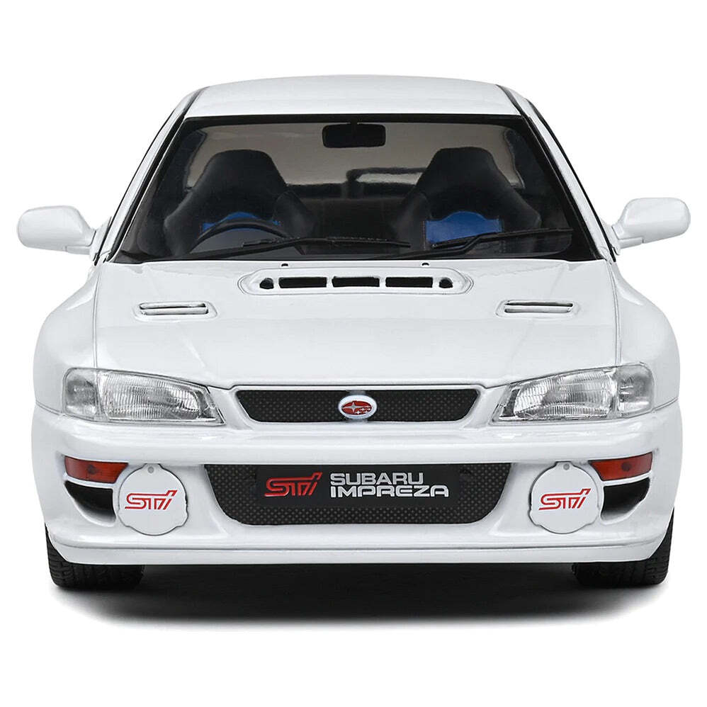 1998 SUBARU IMPREZA 22B RHD PURE WHITE 1/18 DIECAST MODEL CAR BY