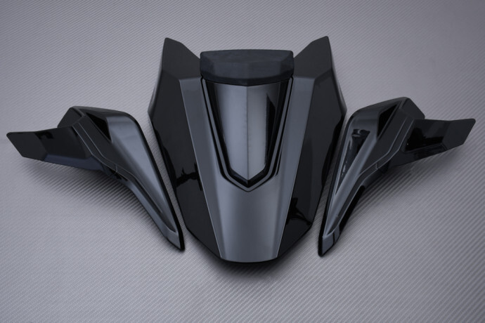 Capot de selle Honda CBR 650 R 2019 2020 noir brillant solo