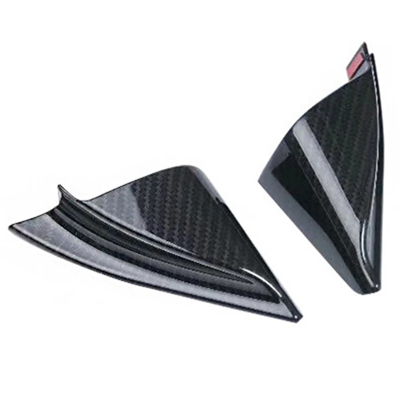 Garosa Cadre de volant Steering Wheel Sticker, Yctze Carbon Fiber Style