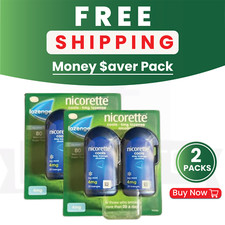 Nicorette Cools 4mg Lozenge Icy Mint 2X40 Lozenges PACK OF 2