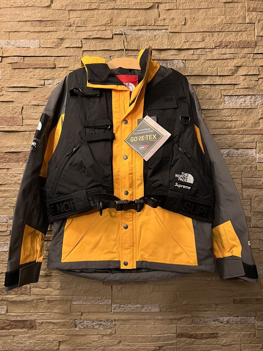 Supreme / The North Face RTG Jacket + Vest - Gold - Size Medium IN HAND!!