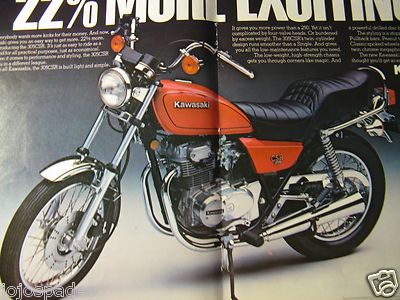 1981 Kawasaki 350 CSR 22% More Exciting-Original Print Ad