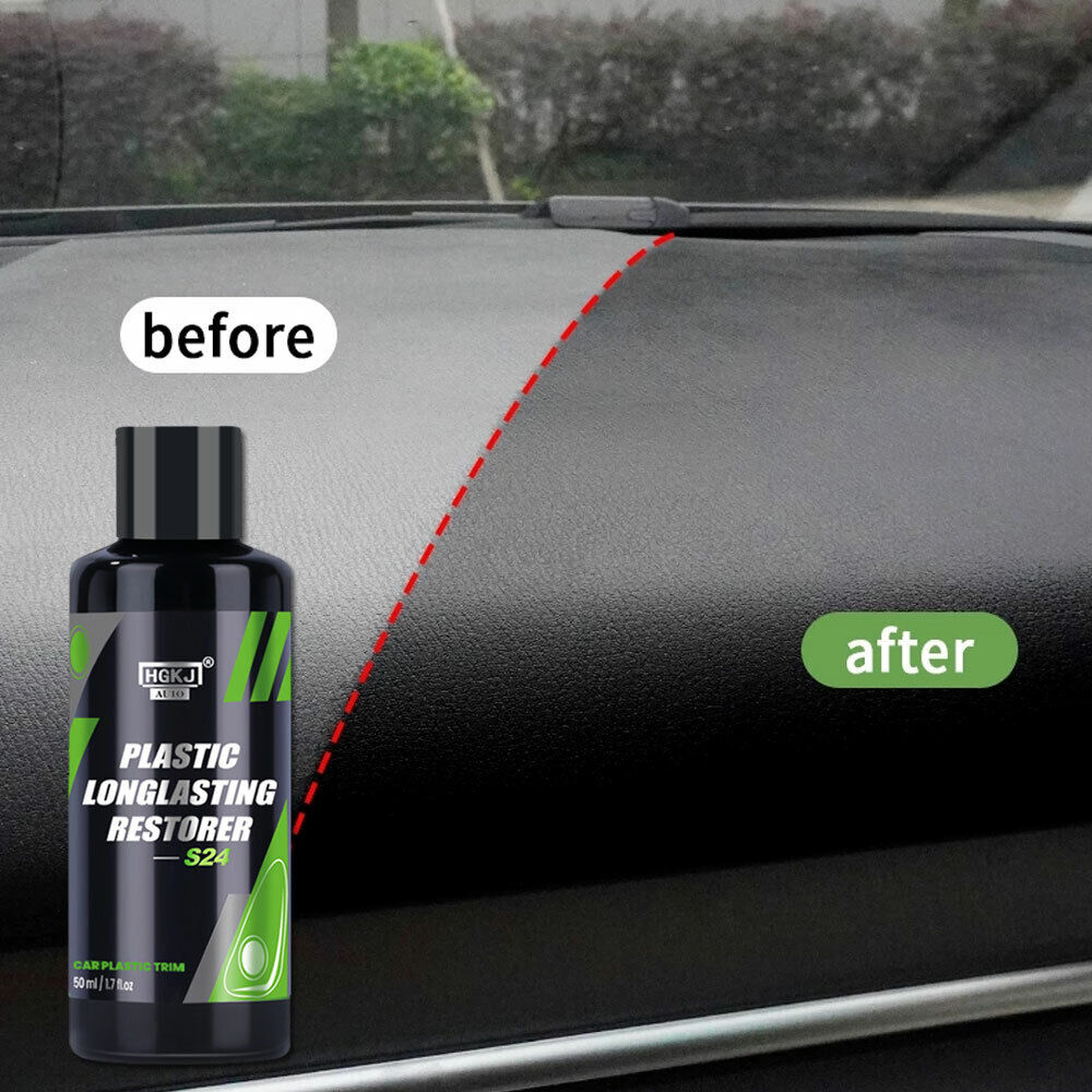 50ml HGKJ 24 Car Plastic Gloss Restorer Cleaning Polish Repair Coating  Renovator | eBay