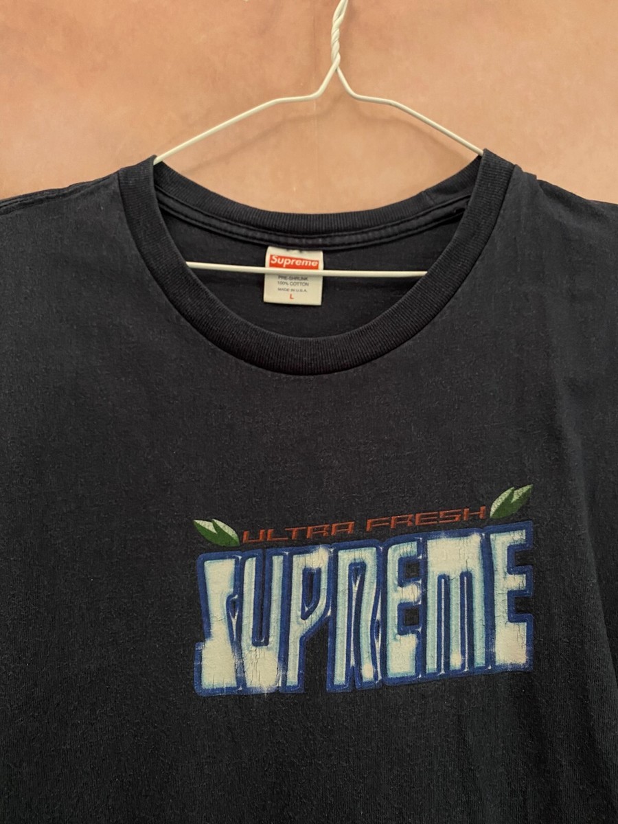 Supreme Big Logo T-Shirt Blue Size L | eBay