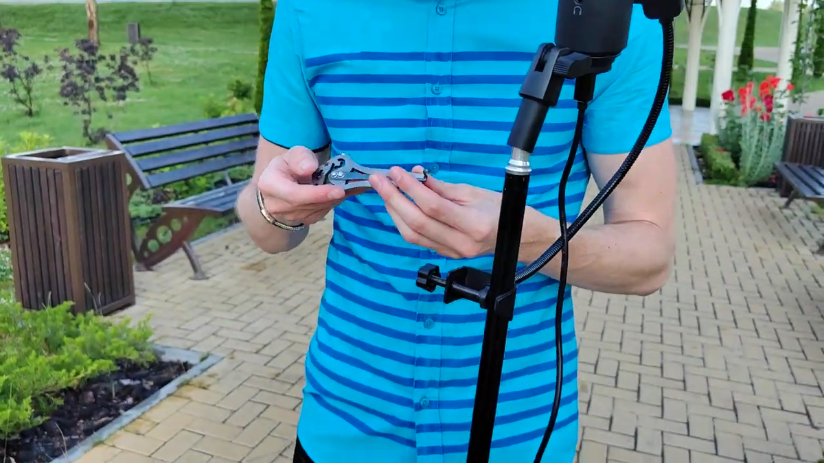 Strumento Musicale In Acciaio Artigianale Arpa Ebraica Bassa Ucraina 2 In 1 - Modello STELLA (VladHarps) | Arpa A Bocca In Acciaio Inox, Regalo Musicale Unico Arpa Ebraica STELLA VladHarps - Foto 6